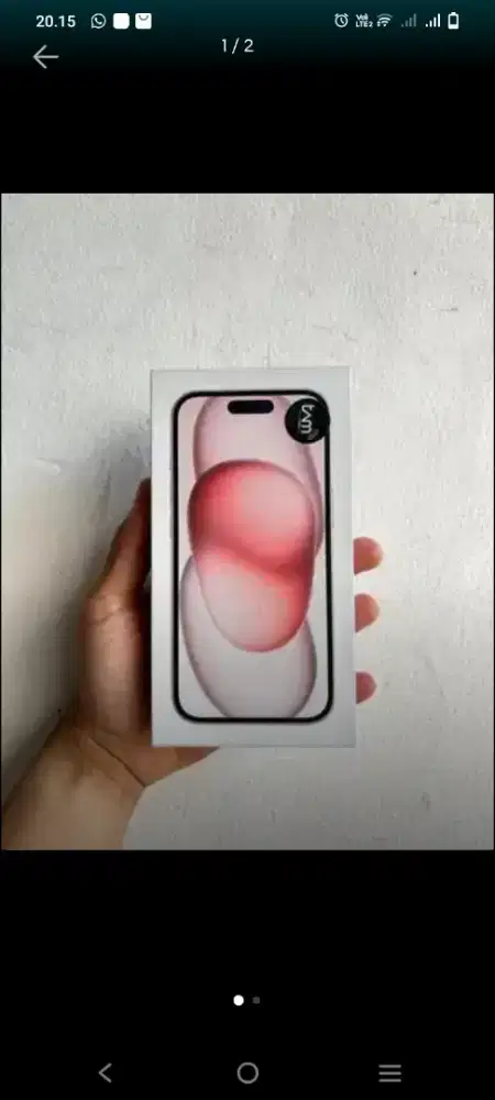 iPhone 15 128 iBox  pemakaian 5bulan