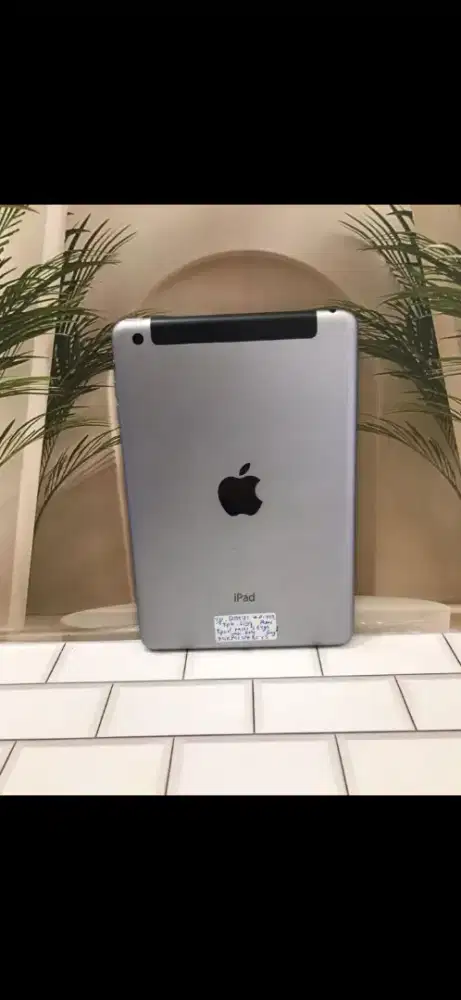 Ip.29571 , ( Iph.2194 ) // Ipad Mini 3 64Gb Grey Resmi Wifi + Cell