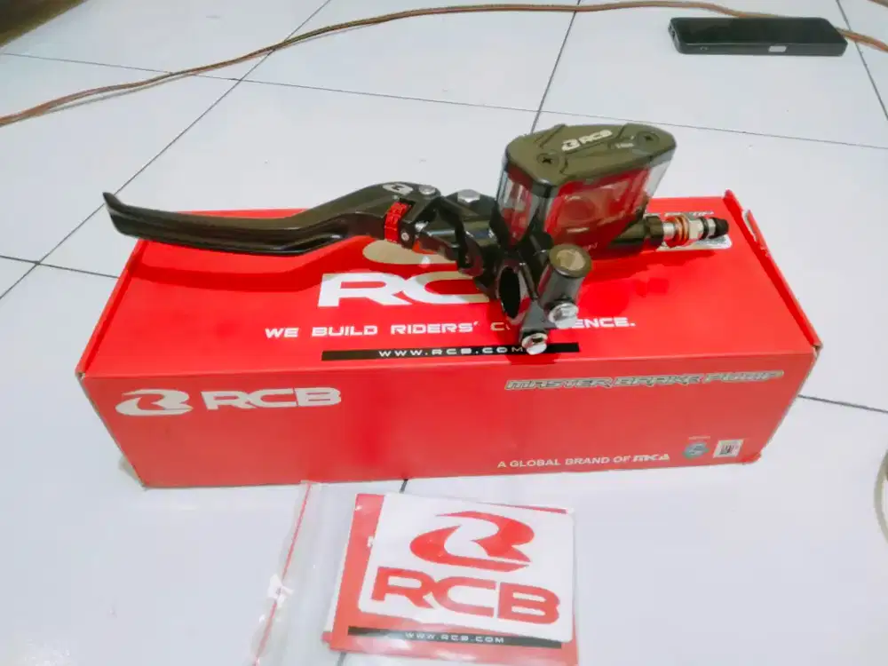 RCB Master brake pump E2+ oval (kiri)
