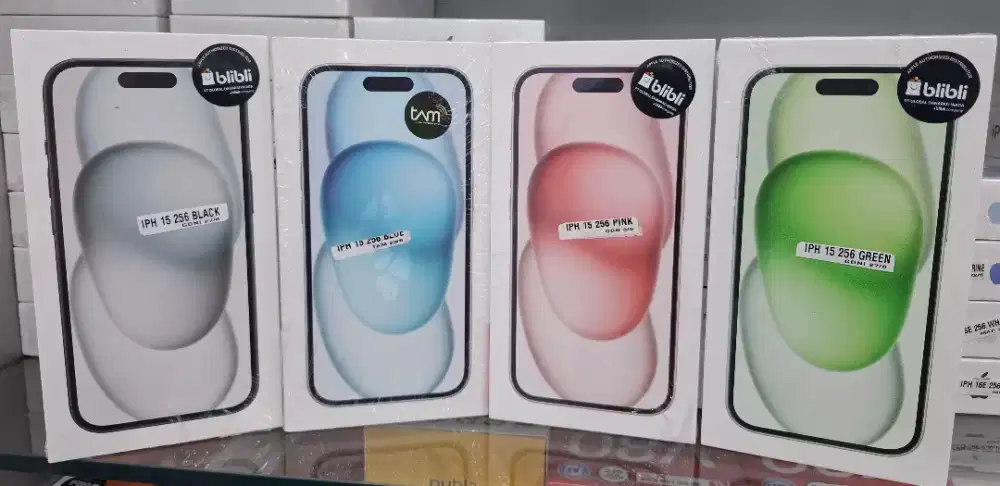 Iphone 15 256Gb Resmi Kredit Free 1x cicilan dan Holder di BEC