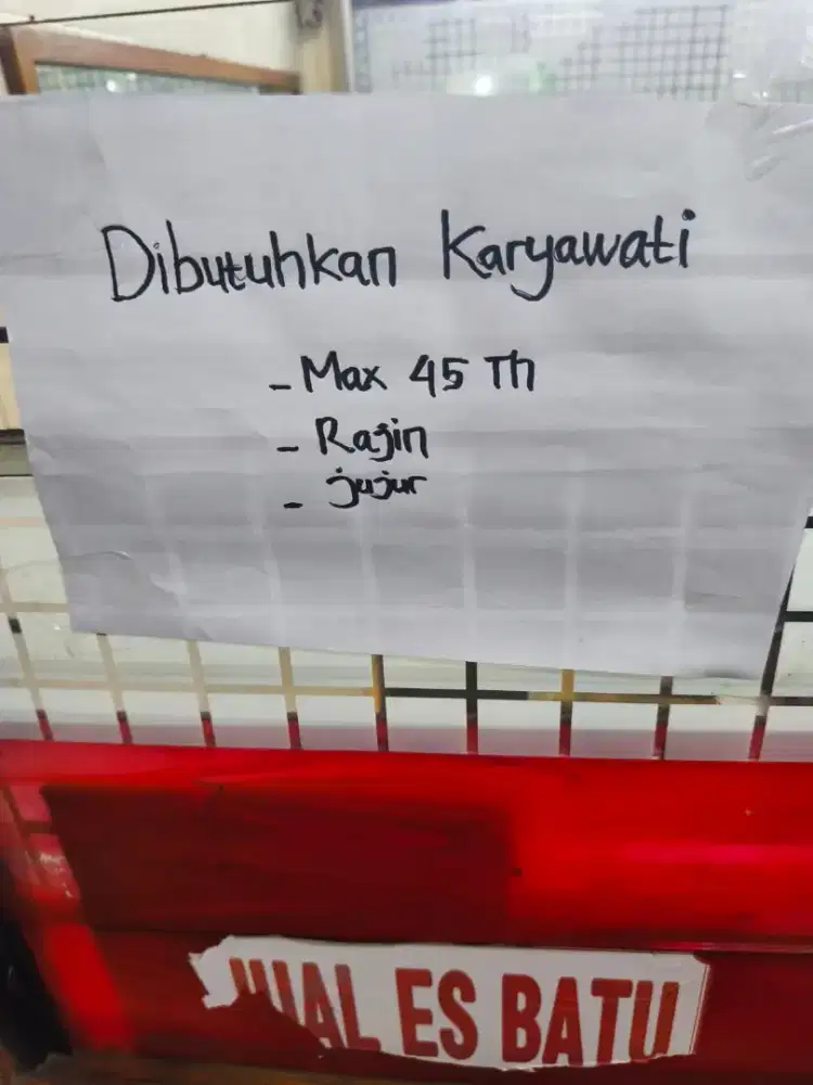 Lowongan kerja untuk perempuan!!!