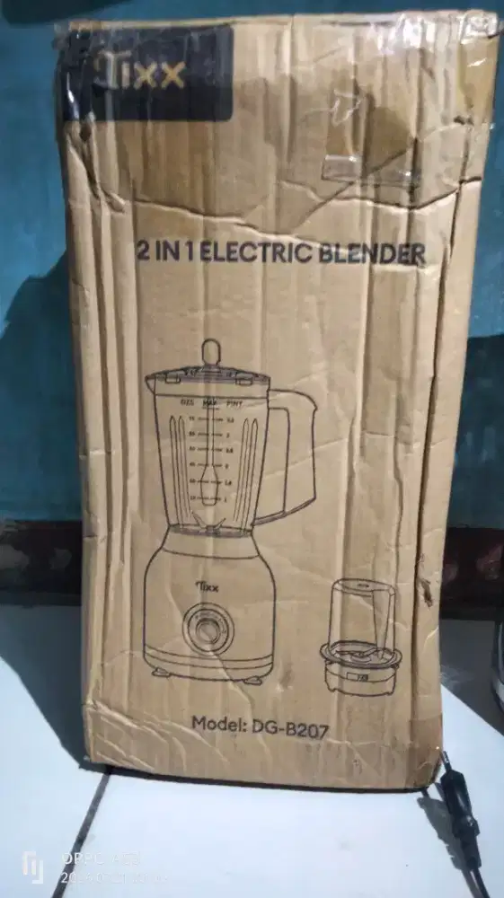 Blender TIXX DG-B207 2in1 – Kondisi 98% Mulus! Pemakaian baru 2 Bulan