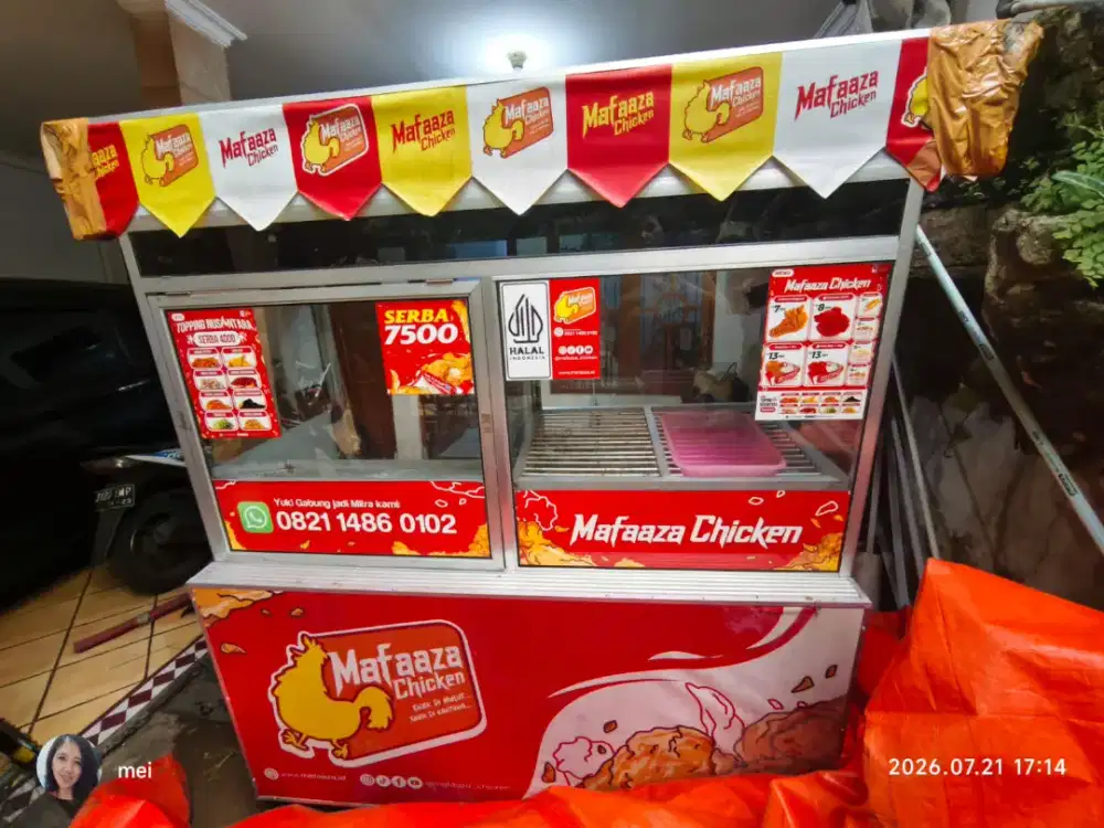 Etalase ayam friedchiken