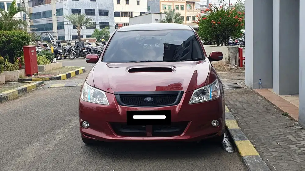 Km 51rb subaru mpv exiga gt e turbo awd 2010 merah pajak panjang