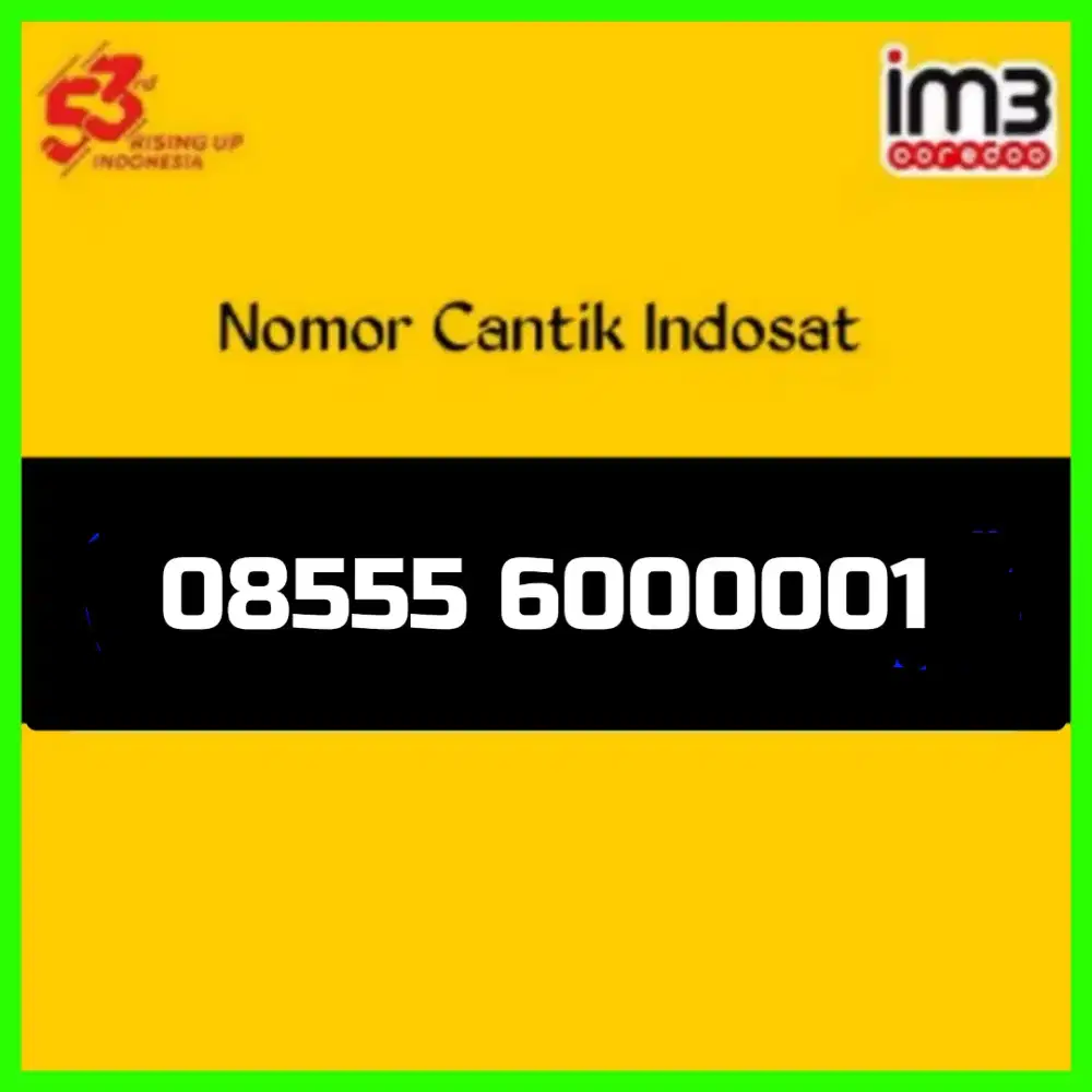 Perdana nomor cantik Indosat Im3 super