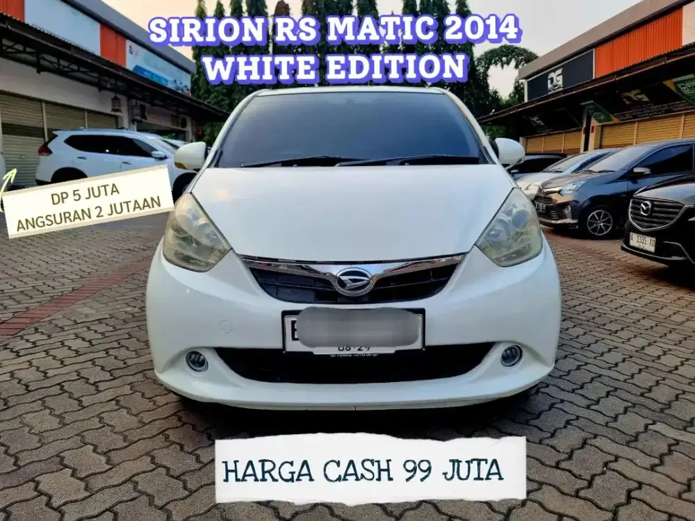 DP MURAH ANGSURAN RINGAN DP 5JT ANGSURAN 2JT SIRION RS MATIC 2014