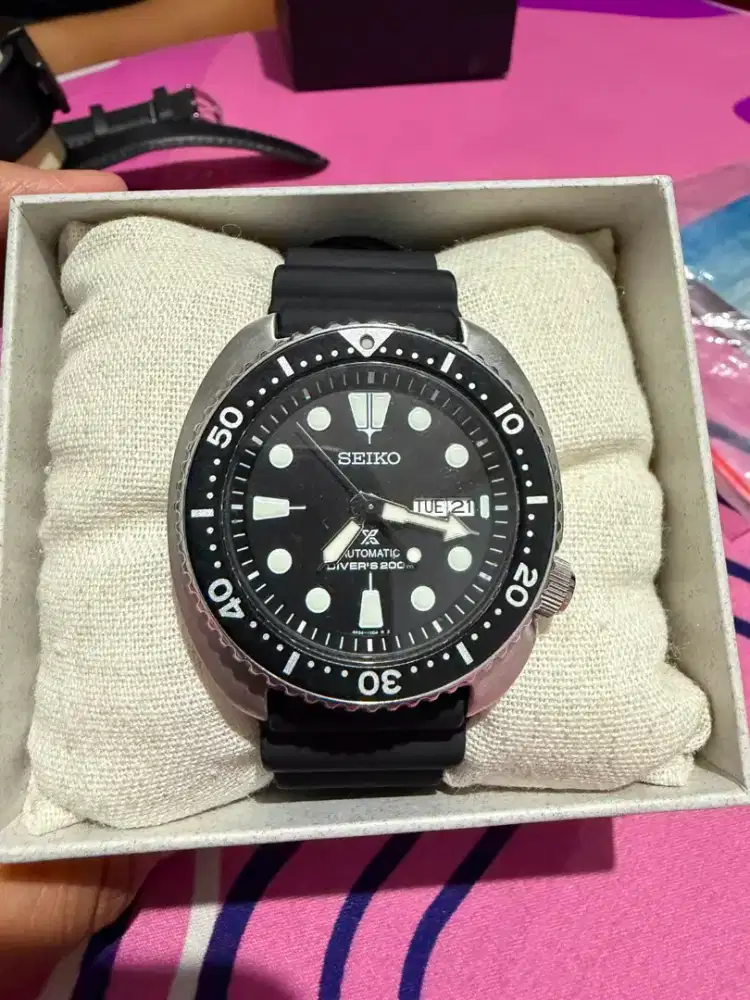 Seiko Prospex Turtle Automatic 4R36 Original Fullset Garansi Resmi