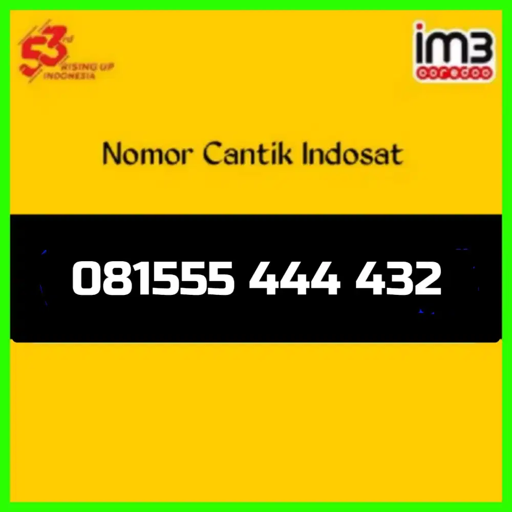 Nomor cantik Indosat Im3 super