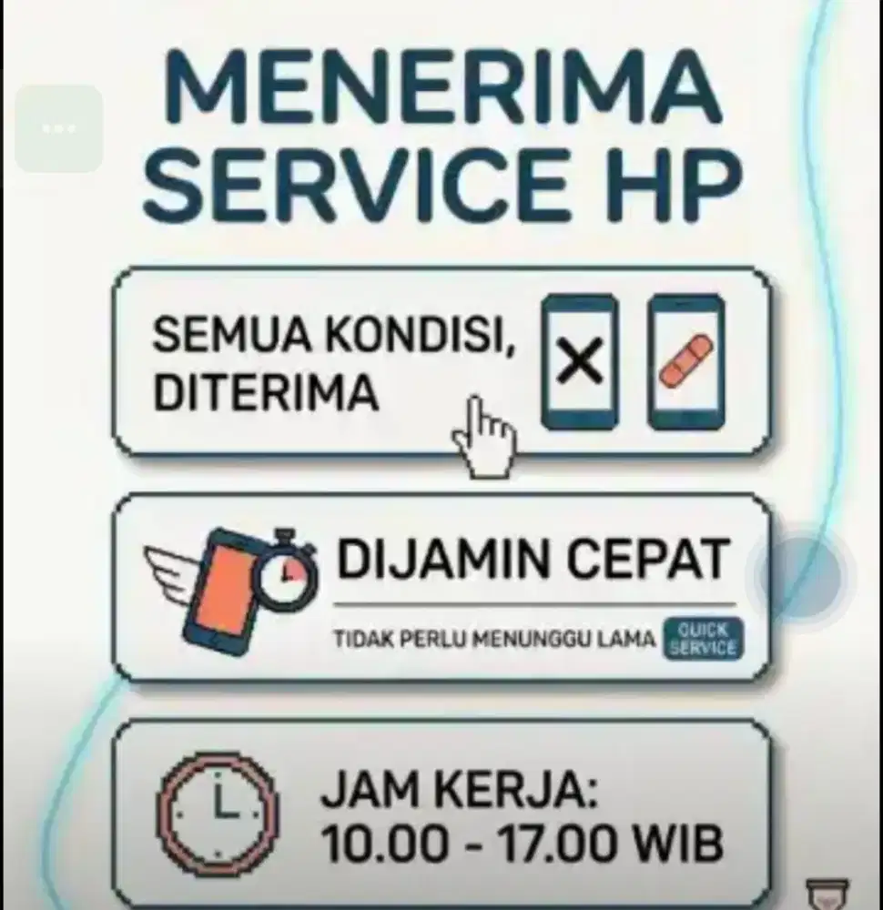 Terima jasa service hp murah meriah