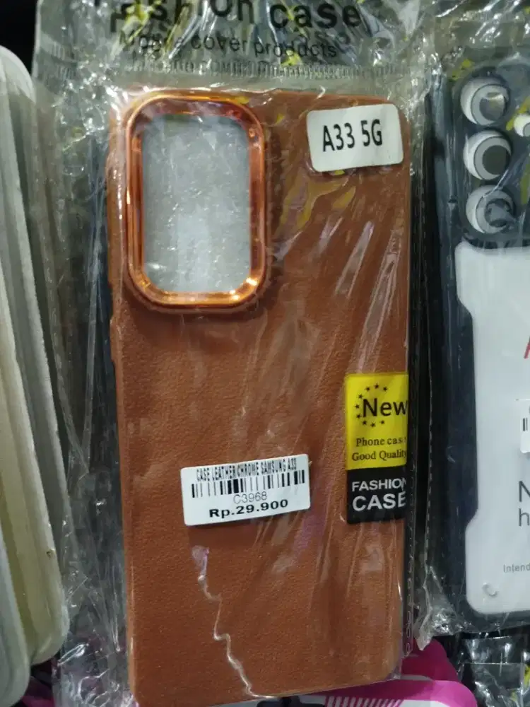 CASE LEATHER CHROME SAMSUNG A33