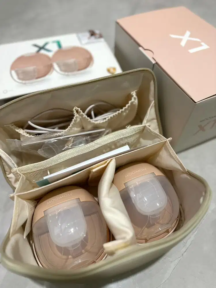 Preloved MOOIMOM X1 Electric Breast Pump Handsfree Pompa ASI