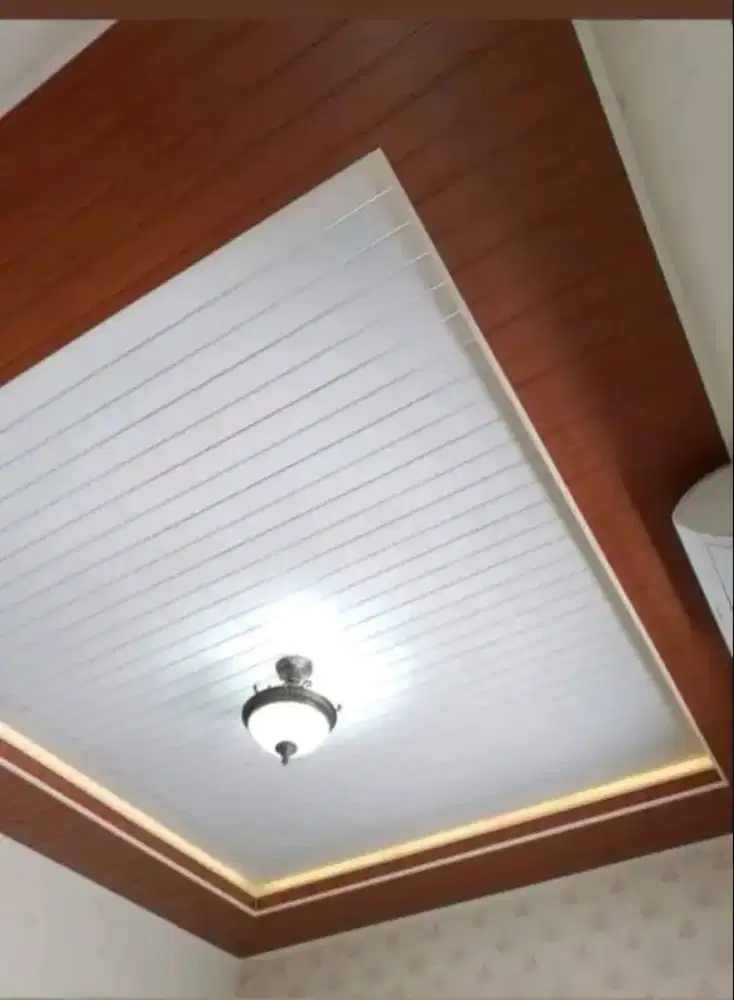 Plafon PVC terpasang