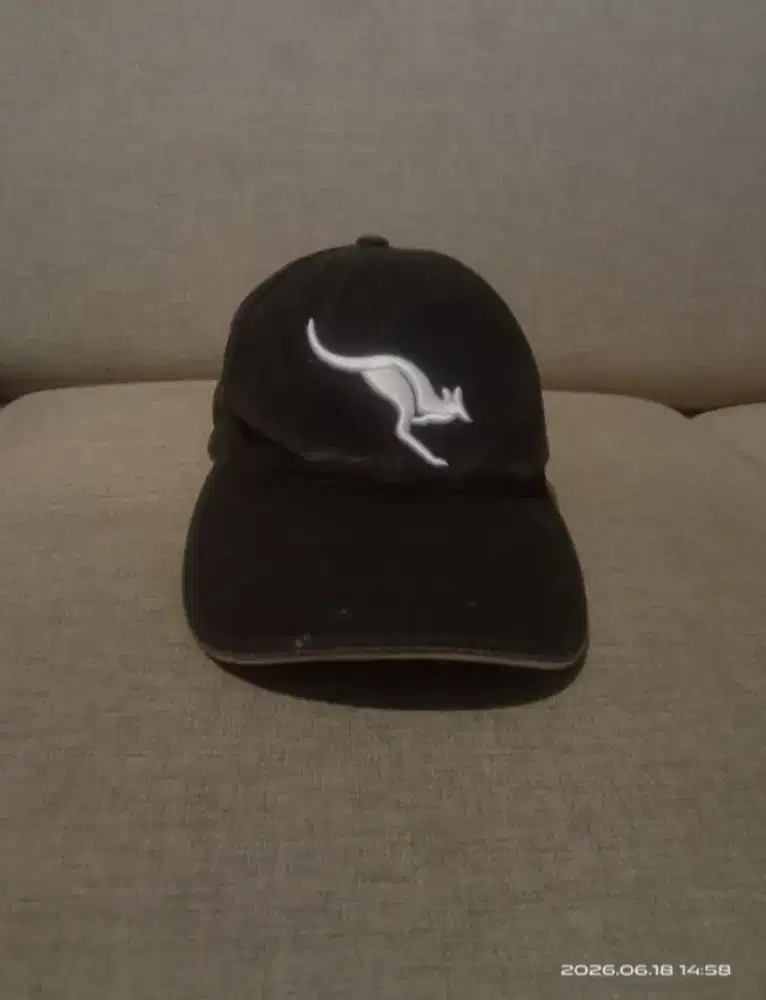 Australia hat black denim