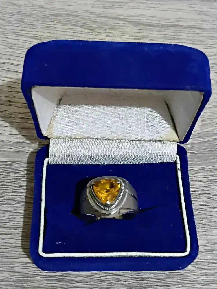 CINCIN PRIA BATU GOLDEN CITRINE.