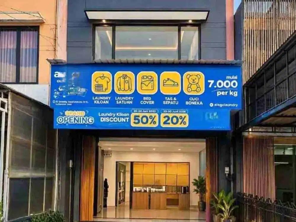 Sale Ruko Laundry 150M2 Beserta Isinya Raya Utana Gn Talang Jl8mtr