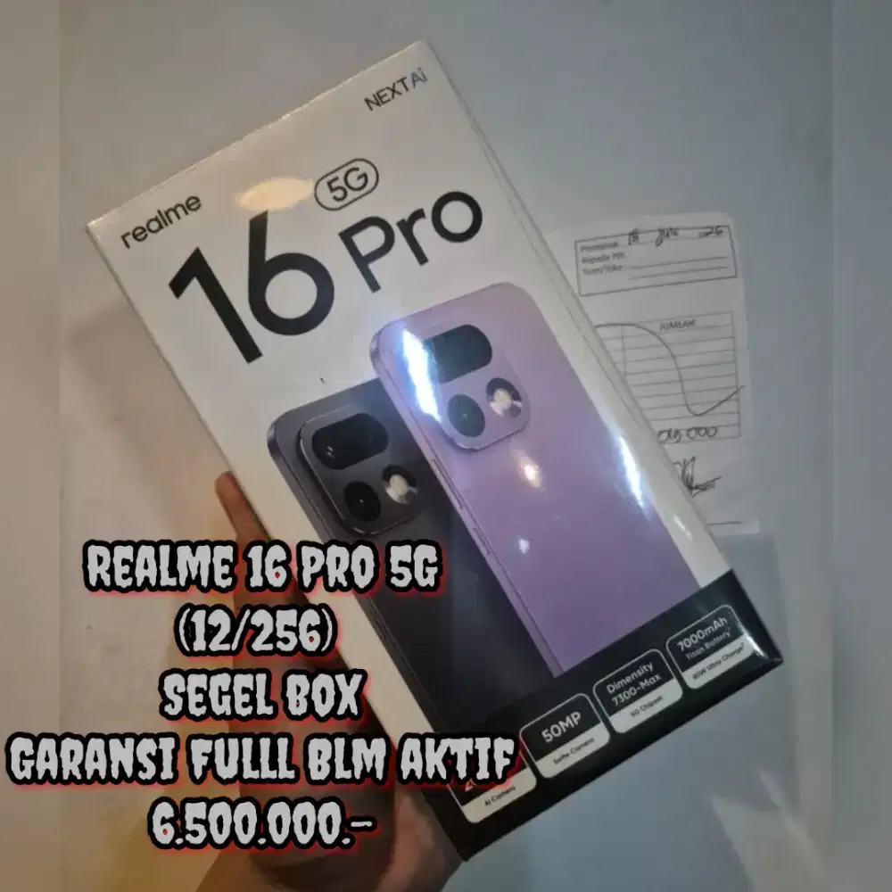 Realme 16 Pro (12/256) 5G Segel Box
