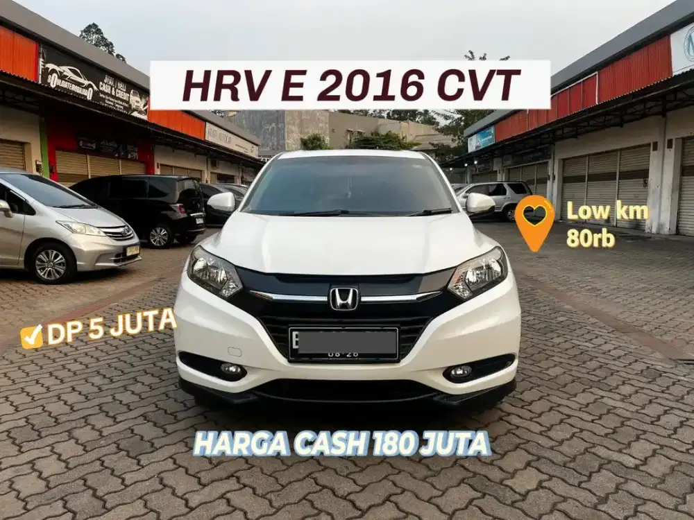 DP PROMO 5JT HRV E 2016 MATIC LOW KM 80RB WHITE