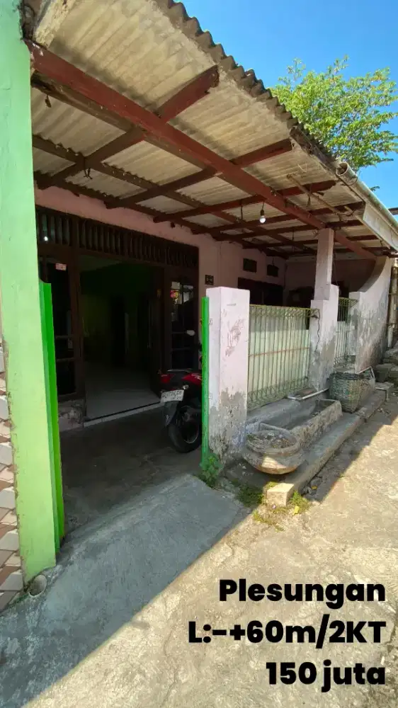 Dijual Rumah Plesungan L:-+60m