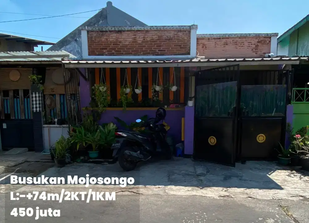 Dijual Rumah Busukan Mojosongo L:-+74m