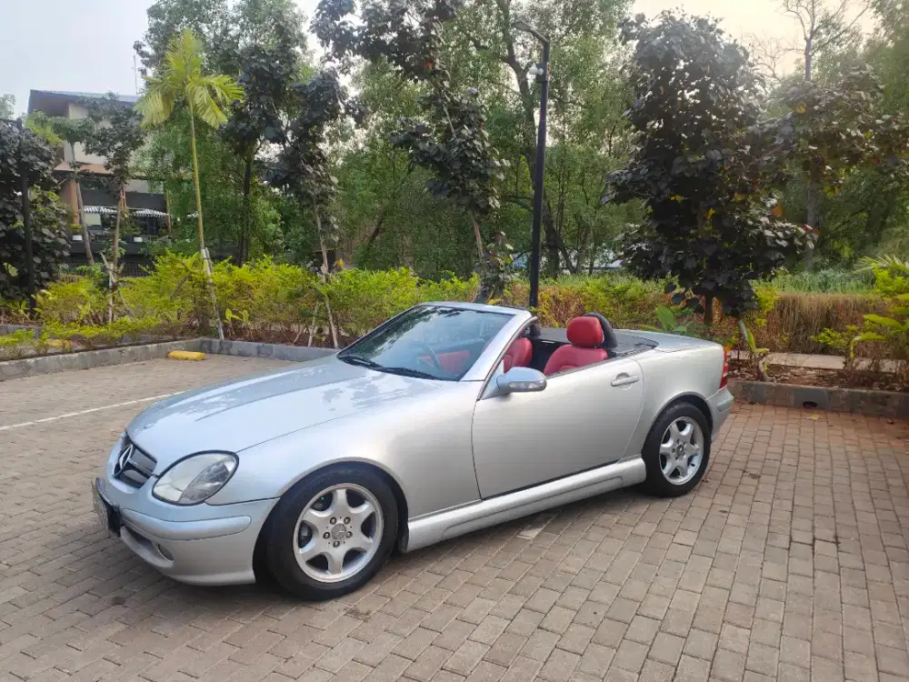 Low km Mercedes slk 230 K full sound system tgn pertama antik sekali