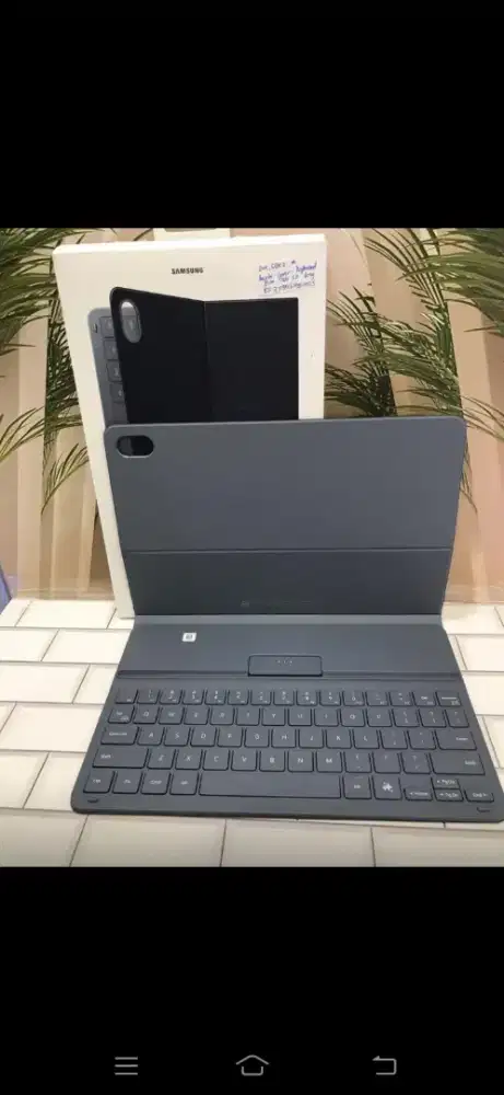 Sm.6802 // Book Cover Keyboard Slim Tab S11 Gray (Sein) ~