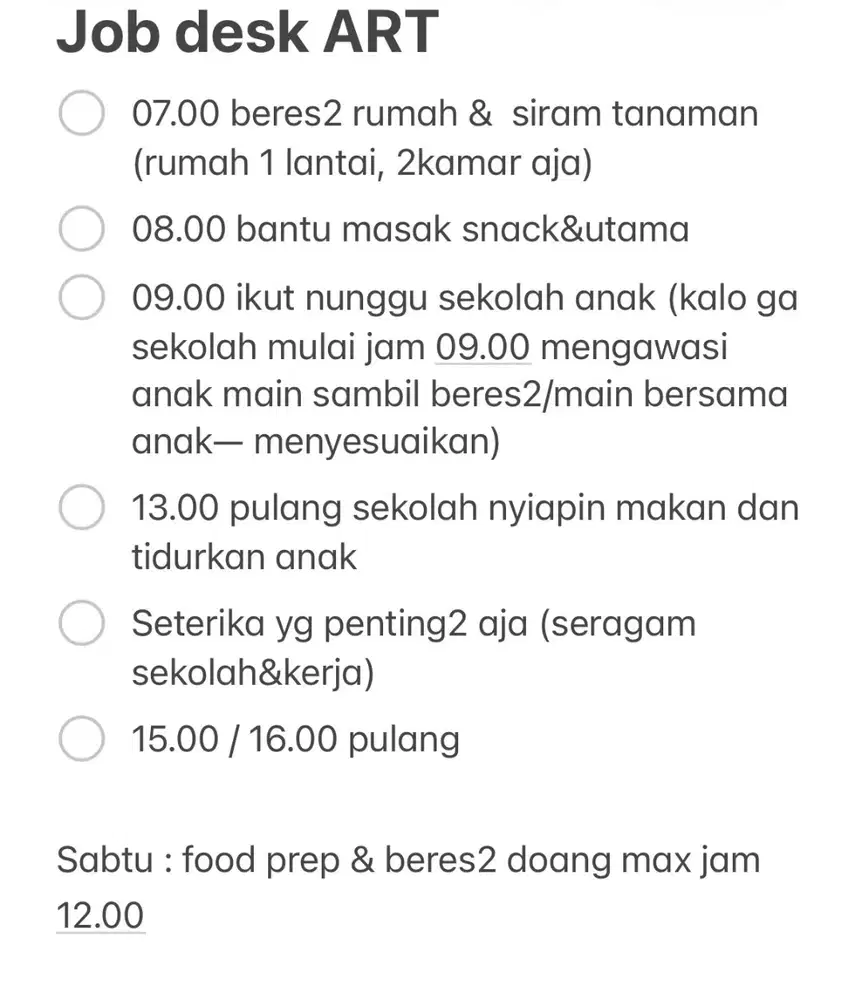 Asisten rumah tangga -ART