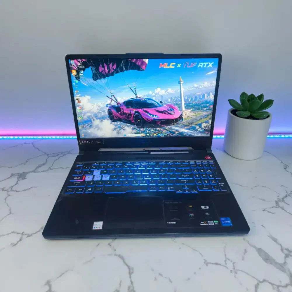 LAPTOP ASUS TUF DASH F15 CORE i7 Gen 11 NVIDIA RTX 3050 MULUS Like New