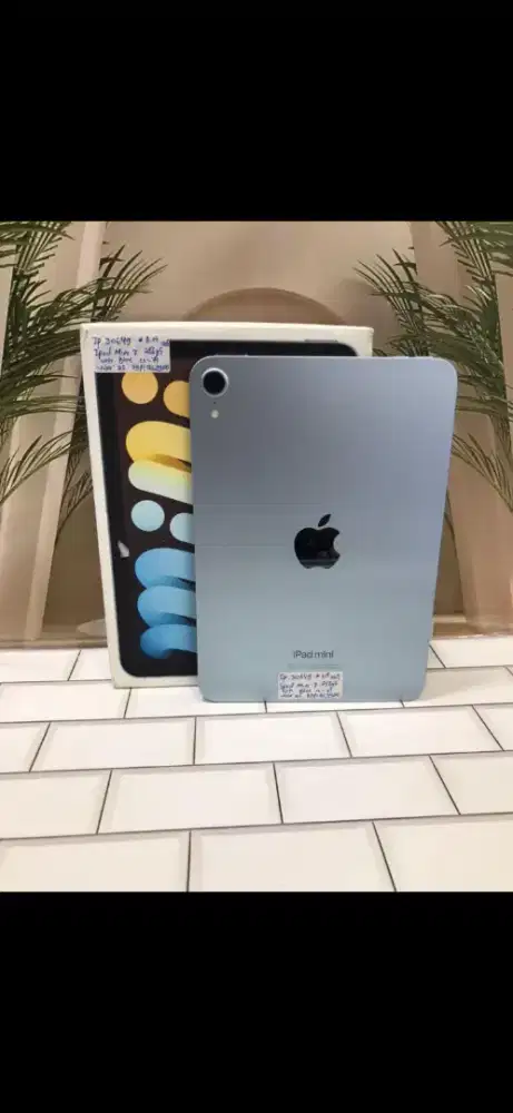 Ip.30649 // Ipad Mini 7 256Gb Blue (WifiOnly, Garansi sd November