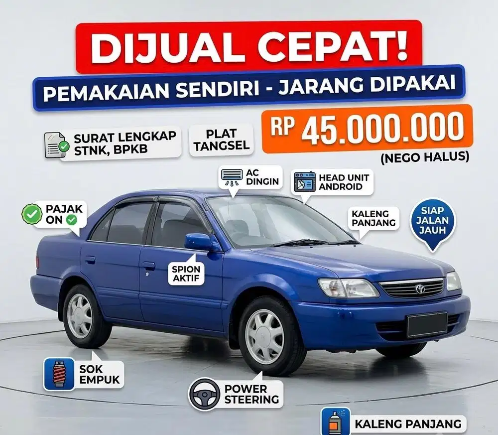 Toyota Soluna 2000 Bensin