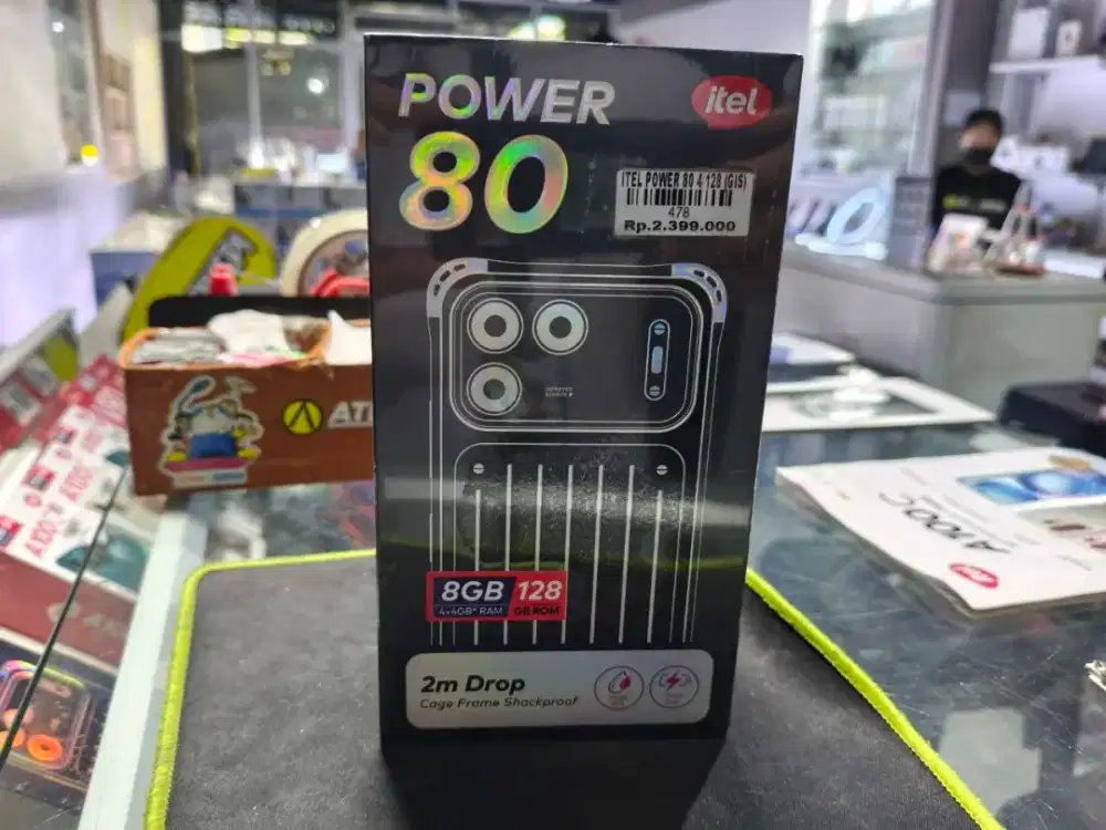 ITEL POWER 80 RAM 4/128GB ATLANTIS DAHSYAT