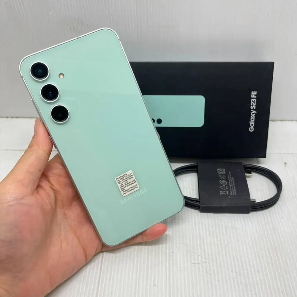 MULUS NO MINUS SAMSUNG GALAXY S23FE 5G 8/128 MINT LENGKAP GAN!