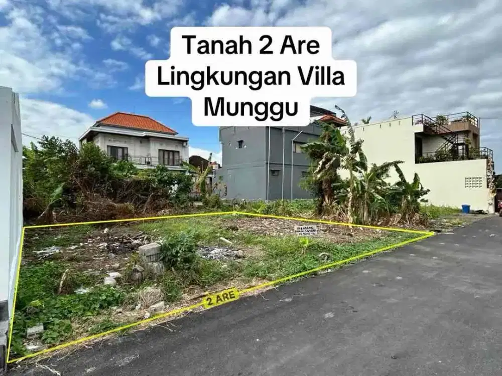 SALE Tanah SHM Zona Kuning Munggu Badung