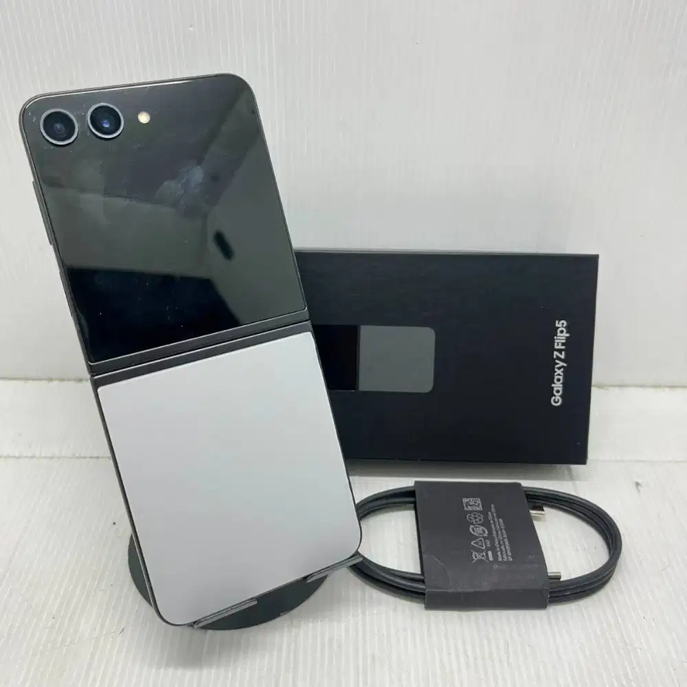 HOT SALE! SAMSUNG GALAXY Z FLIP 5 5G 8/512 EXCLUSIVE GREY LENGKAP!