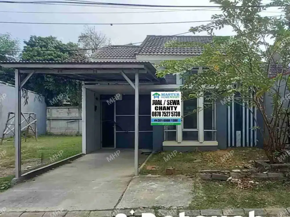 Rumah Cluster Berkanopi Disewakan