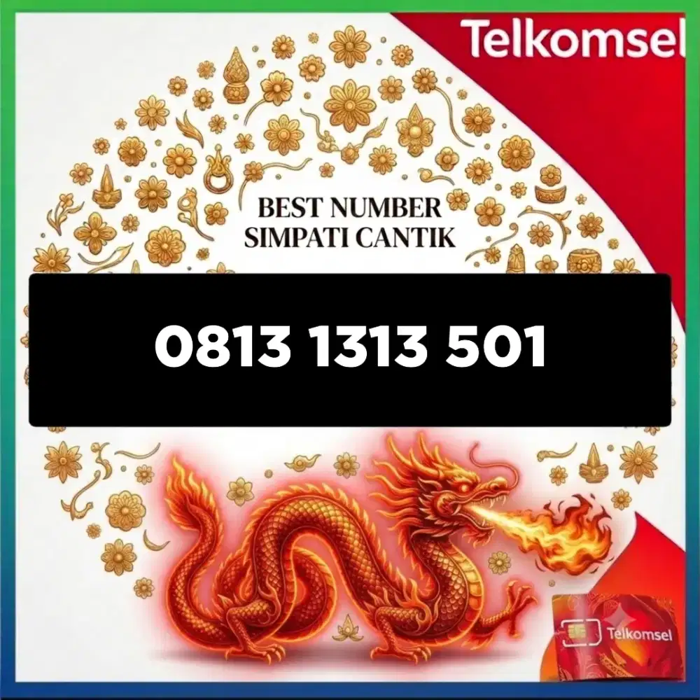 Nomor cantik simpati Telkomsel super