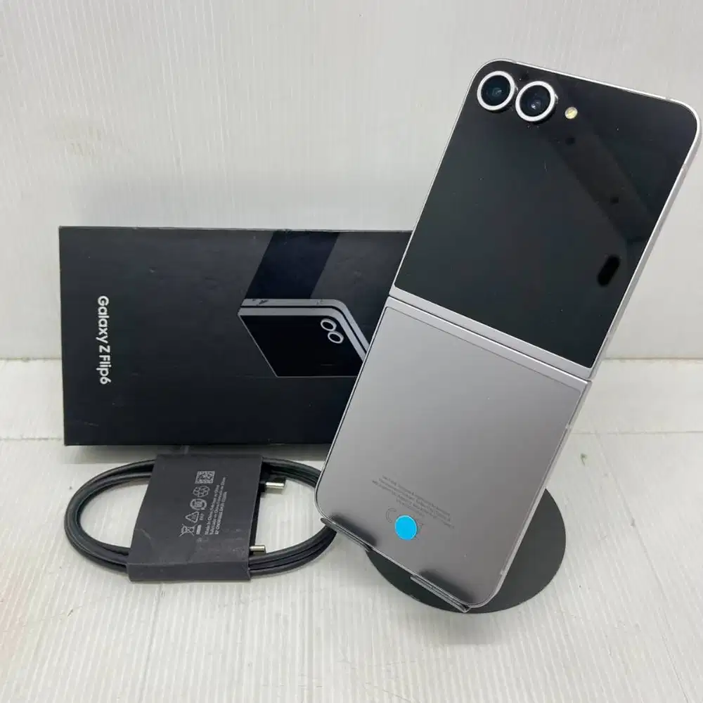 SAMSUNG GALAXY Z FLIP 6 5G 12/256 SILVER SEIN LENGKAP NO MINUS