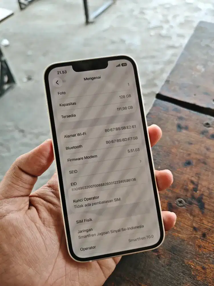 Iphone 13 128GB Putih Inter
