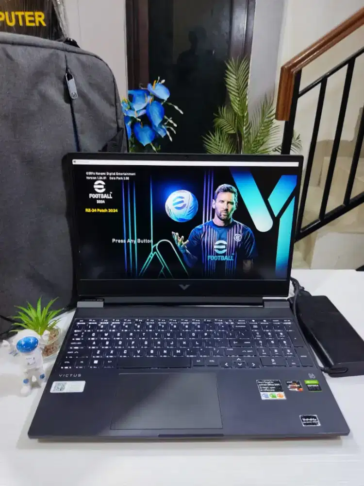 Laptop Gaming HP Victus 15 16/512GB VGA Nvidia RTX Siap Rendering