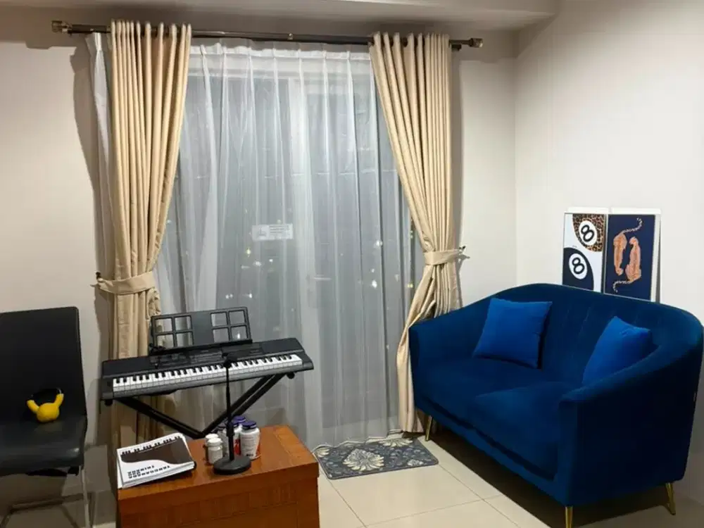 Apt Cosmo Mansion Thamrin City Uku 92 M2 Furnished di Atas Mall Thamrin City