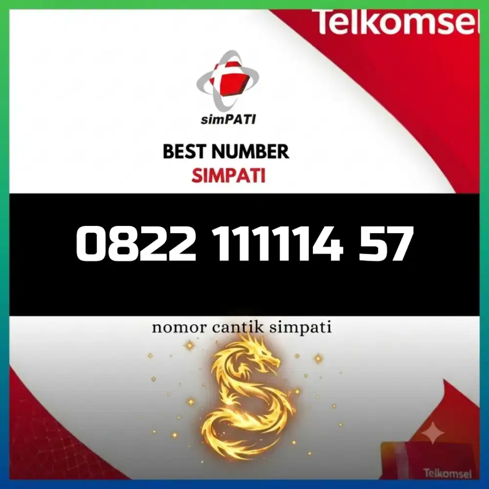 Nomor cantik simpati Telkomsel seri panca