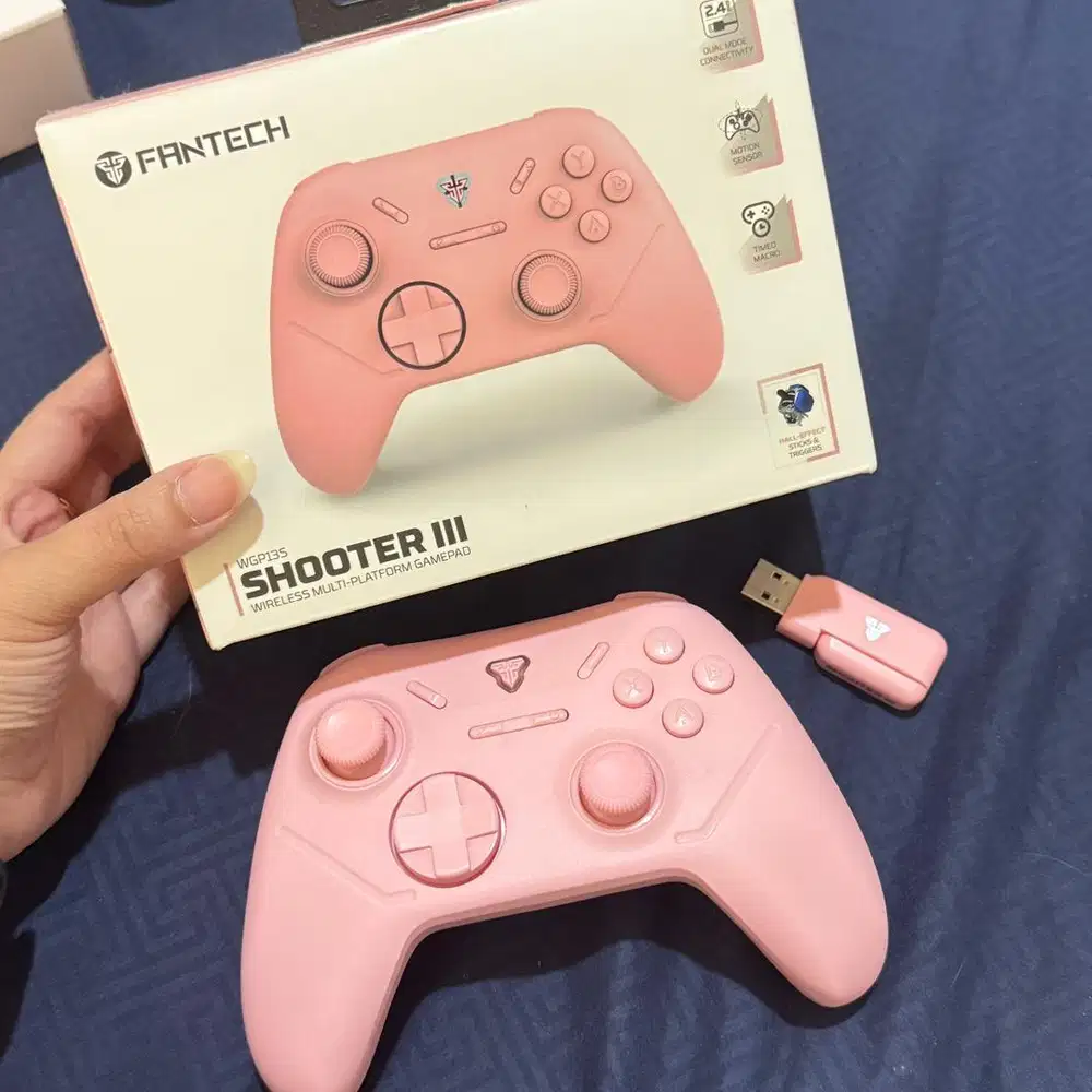 Fantech Gamepad/Controller Wireless Shooter III Pink