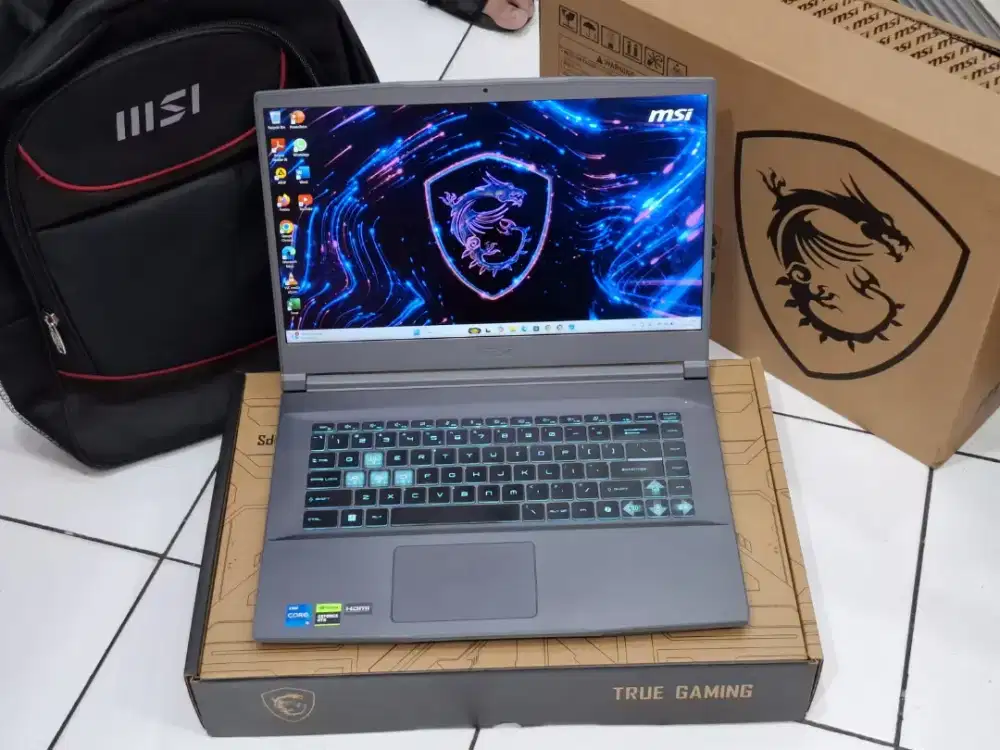 Laptop MSI Thin 15/Intel Core i5-12450H/Ram 16GB/SSD 512GB/RTX 2050