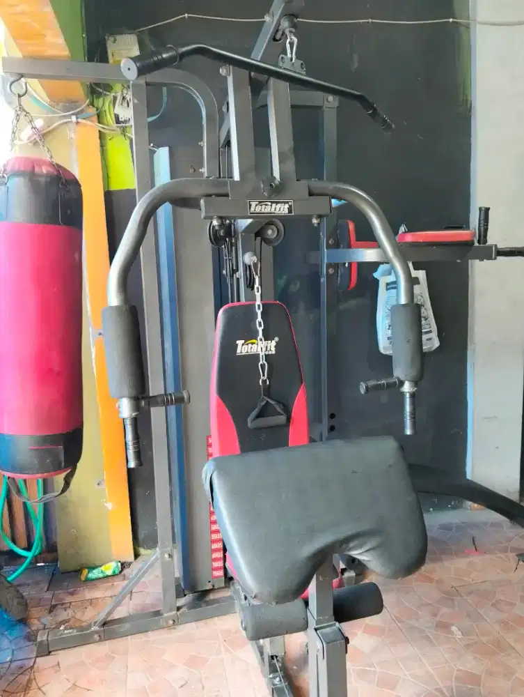 Alat olahraga fitness Home gym 3 sisi + samsak