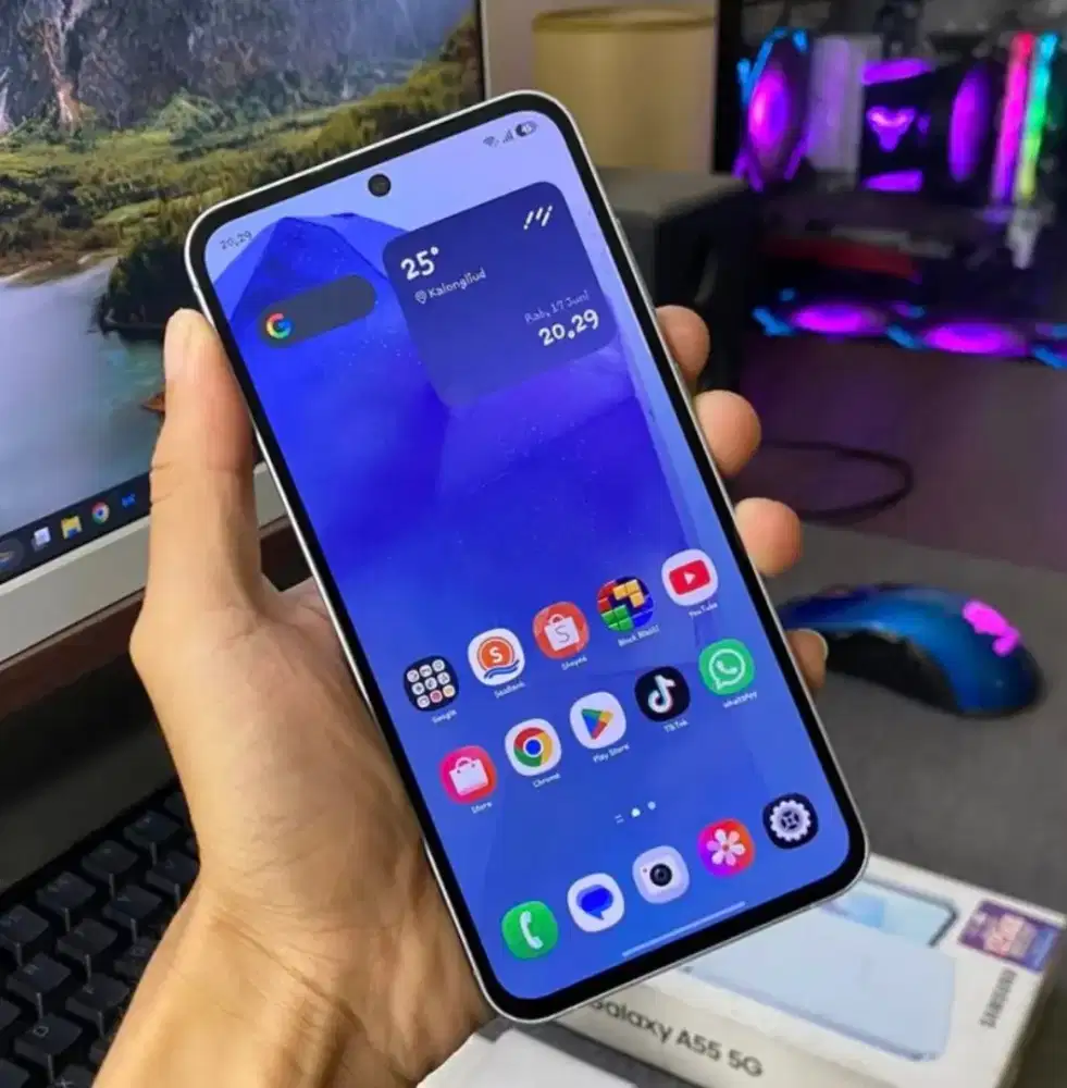 samsung A55 5G ram 8/256 fullset