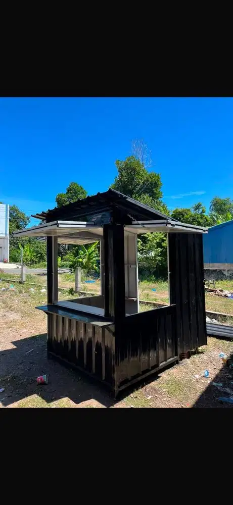 dijual booth kontainer baru