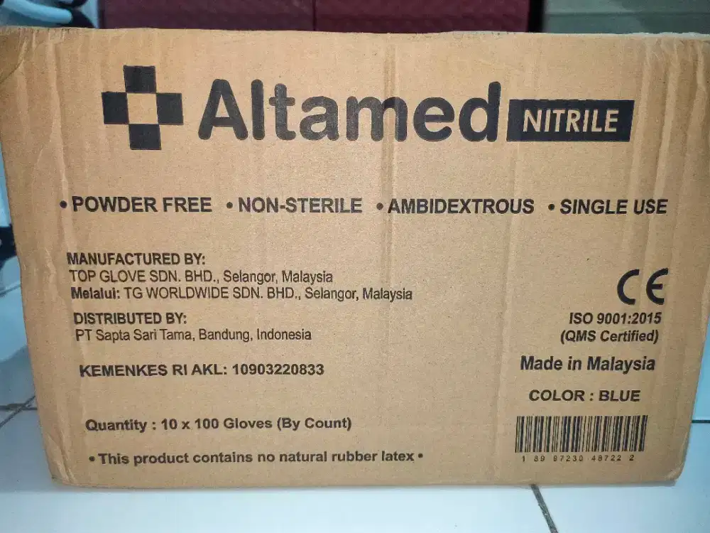 Sarung tangan handscoon Altamed nitrile