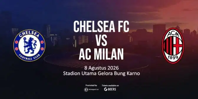 Tiket Chelsea vc AC Milan Tier 3, Jakarta