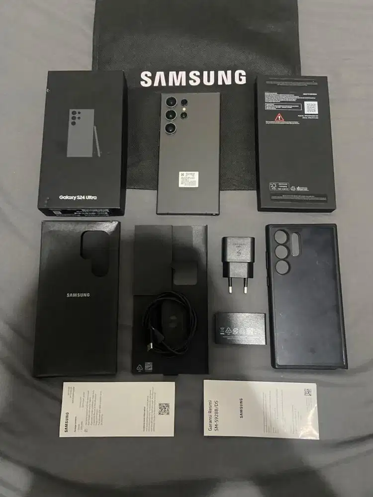 Samsung S24 Ultra 12/256gb SEIN Resmi Fullset original mulus
