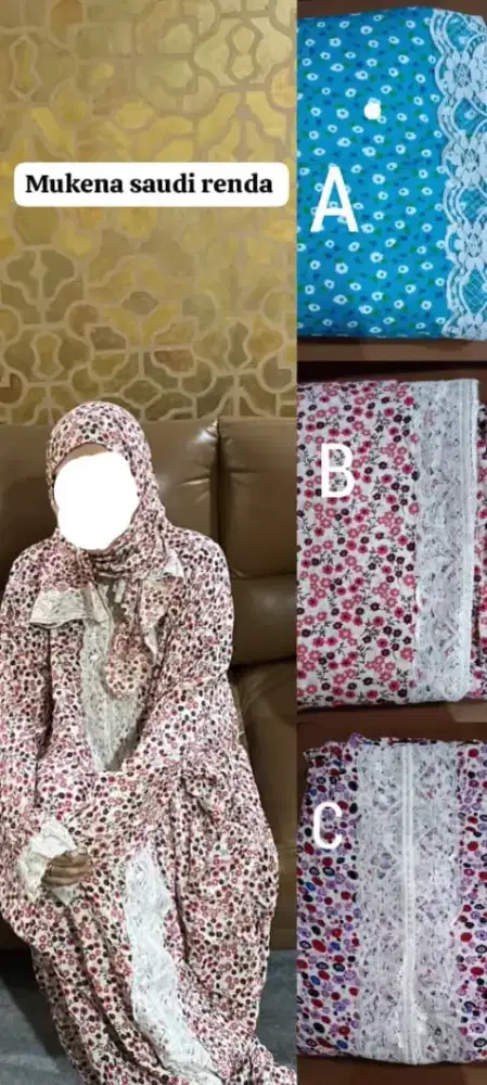 Mukena Saudi Renda