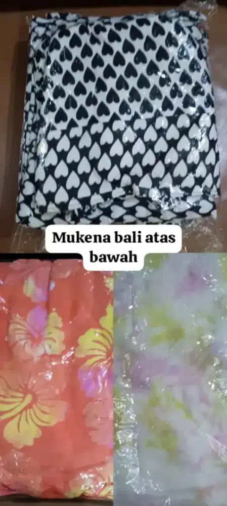 Mukena Bali Atas Bawah